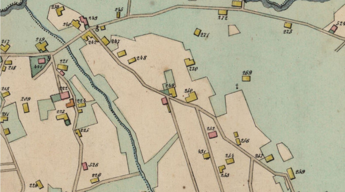 Schwarzbachův plán Jablonce nad Nisou, datačně se hlásící k roku 1854